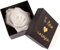 ROSEMARIE SCHULZ Heidelberg 1 weiße Infinity Rose konserviert 8,5x8,5 cm haltbar 3 Jahre personalisierbare Rosenbox (Weiß, Personalisiert)