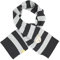 Steiff Jungen gestreift Schal, Obsidian, OneSize