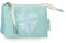 Pepe Jeans Nerea Geldbörse Drei Fächer Blau 14x10x3,5 cm Polyester