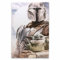 Open Road Brands Disney Star Wars The Mandalorian and Grogu Gallery verpackte Leinwand-Wanddekoration – klassische Star Wars Wandkunst für Zuhause