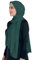 Lina & Lily Maxi Hijab Jersey Premium, Kopftuch Schal Turban für Muslimische Frauen (Dunkelgrün)