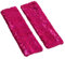 Fingerlose Pailletten Handschuhe,Halbfingerhandschuhe mit Pailletten,Arm Warmers Long Stulpen Handschuhe,für Maskeradepartys Halloween Cosplay Accessoires Opernaufführungen,Rosenrot,9×28cm