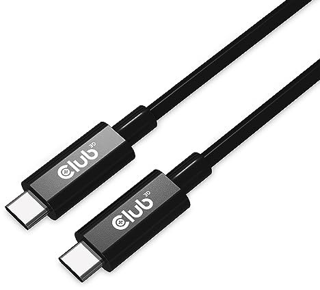 Club 3D CAC-1578 USB4 Gen3x2 Type-C Bi-Direktional Kabel 8K60Hz 40Gbps PD 240W(48V/5A) EPR St/St 2m