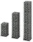 Iiaky Gabionen-Set 3-TLG. Verzinkter Draht Gabione Gravel Grid Hochteich