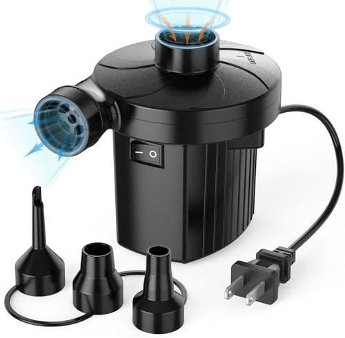 Motorenbau Electric Air Pump for Inflatables with 3 Nozzles