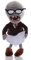 iFii Profession PVZ Zombie Plush 30cm, Cute Plants Vs Zombies Plushies Officer/Businessman/Farmer/Thief/Knight Zombie Cosplay Stuffed Animal Doll Gift for Fans (Newspaper zombie)