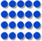 QOJOPU 20 Stück Magnete für magnettafel - Kleine Magnete stark | Blaue Mini Runde Kühlschrankmagnete & Whiteboard Magnet | Tafelmagnete mit Starkem Halt für Pinnwand, Magnetwand, Küche & Büro