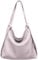 Caspar 2in1 Große Leder Rucksack Schultertasche XL Elegante Damen Handtasche - PREMIUM LINE - Modell No.786 - Made in Italy, Farbe:flieder, Accessoires:One Size