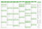 RNKVERLAG Tafelkalender 2026 im DIN A5 querformat, aus 250 g/m² Karton mit Tageszählung, 25 Stück
