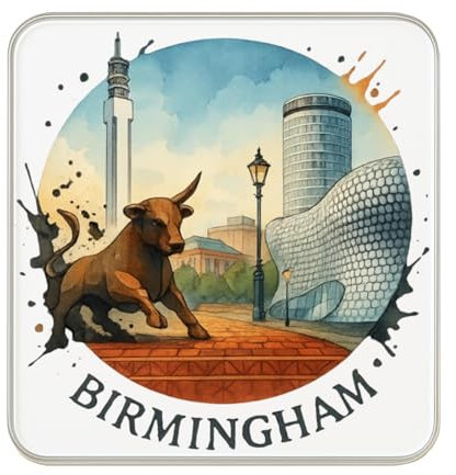 Birmingham, England UK Fridge Magnet | Travel Souvenir Collectible Gift
