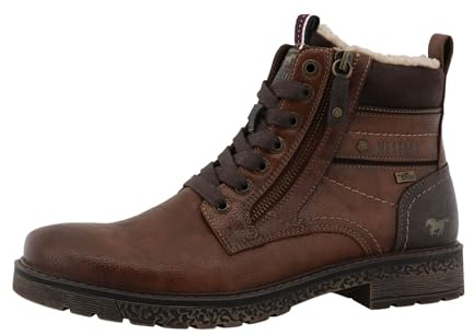 MUSTANG Herren Stiefelette mit gemusterter Sohle 15M0081002