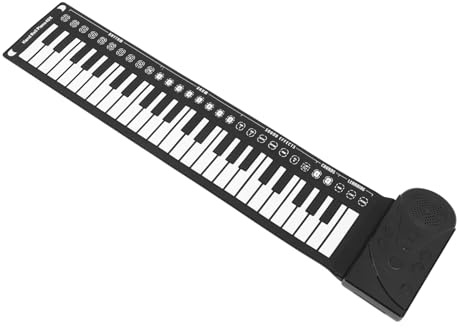 LIFKOME Rollbares 49-tasten Hand Rolle Piano Aus Faltbarem Material Mit Lautsprecher Tragbare Elektronische Tastatur Für Kinder Und Musikunterricht