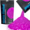 Hemway Premium Automotive Glitter Flake Paint Additive - Fuchsia Pink | Fine Metal Flakes for Car, Truck, RV, Motorbike & Boat Decoration | Mix with Auto Paint | 100 g