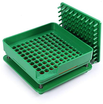 Kapselfüllgerät, leere Kapselplatte mit Stampfer, 100 Löcher, für Puder-, Kosmetik-Kapsel, manuelles Befüllen 00#