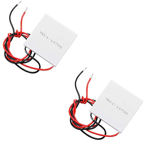 DollaTek 2pcs TEC1-12709 40x40MM Thermoelektrischer Kühler Peltier Kühlplatte