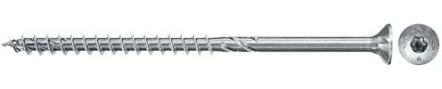 fischer PowerFast II CTP 6,0 x 300, Spanplattenschraube (50 Stk.) mit Teilgewinde, Senkkopfschraube mit Innenstern, Schraube für Holzverarbeitung, reduziert Einschraubwiderstand & Einschraubzeit