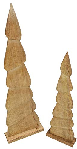 FRANK FLECHTWAREN Tannenbaum Mangoholz, im 2er Set