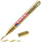edding 753 Glanzlackmarker Kalligrafie - Gold - 1 Lackmarker - Kalligrafiespitze 1-2, 5 mm - Lackstift für Glas Stein Kunststoff Papier - Wasserfest, Stark Deckend - Bullet Journals, Hand-Lettering
