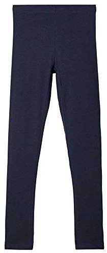 NAME IT Mädchen Basic-Leggins Bio-Baumwolle blau 86