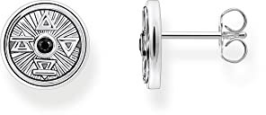 Thomas Sabo Damen Ohrstecker Elements of Nature in der Farbe Silber aus 925 Sterlingsilber mit Zirkonia, Größe: 11x11mm, H2227-051-14