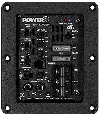 ESX POWER2 | High End Aktiv-Modul ideal für ESX + HIFONICS + MUSWAY mit Quick Connect | 1 x 245/475 W RMS @ 4/2 O