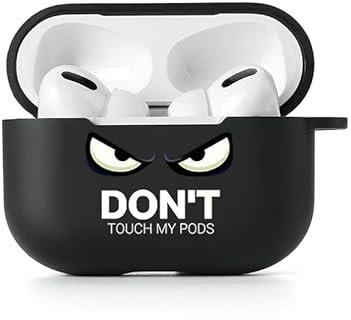 AKABEILA Hülle für AirPods Pro 2 2022 Weiche TPU Schutzhülle Stoßfest AirPods Pro 2rd Generation 2022 Hülle mit Muster Karabiner Stilvolle Schutzhülle