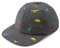 Pesaat Baby Schirmmütze Junge Baseballcap Kinder Sonnenhut UV Schutz Baby Junge Baseballkappe Kinder Jungen Sommerhut (Dunkelgraue Dinosaurier, Gr.46cm(3-6Monate))