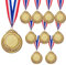 Gewinner Medaillen Gold,10 Medaillen Kindergeburtstag Metall,Medaillen Gold für Kinder,Siegermedaillen,Goldmedaillen für Kinder,Winner Gewinner Medaillen,Super Medallien für Wettbewerb Auszeichnungen