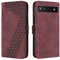 YIRRANZD Coque pour Google Pixel 7a, Étui Housse Protection en Cuir PU [Pochette de Portefeuille] [Magnétique], Antichoc Etui à Rabat pour Google 7a (Rouge)