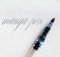 Inkursive Manga Fountain Pen with Semi Flexible Maru nib (mapping pen). Demonstrator. Large Capacity Piston filled dip pen alternative … (4)