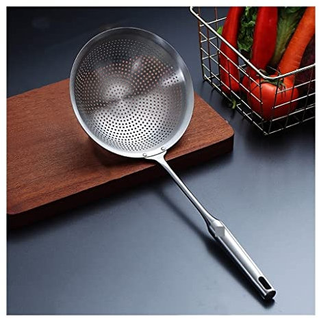 UNbit Espumador de Cocina, colador de Pasta, colador de Cocina, colador Fino con cómodo Mango Antideslizante, colador doméstico, Herramientas de Cocina (Size : 18cm*43cm)