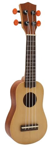 Kompakte Größe 16 Zoll Ukulele aus Massivem Fichtenholz, Einfaches Spielen, Angenehmer Klang für Anfänger und Profis