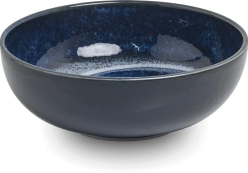 Luxus - Schale - Izayoi blau - Edo japan - Ø18 cm - Groß - Keramikschalen - Schale Porzellan - Obstschale - Servierschale - Salatschüssel - Schüsselset - Salatschüssel - Rührschüssel - Japanisches