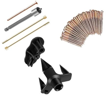 Carpet Repair Kit, Wood Floor Repair Kit, Squeak No More Complete Kit with 5 Woodworking Tools Complete Tool Kit Carpet Tool