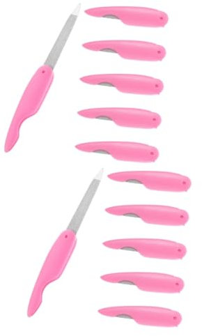 minkissy 2sets Mini Nail Buffer Blocks Nail Set Manicure Tools for Women 6pcs*2