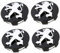 ZUOBYMBC 4 Pièces Cache-Moyeu pour Peugeot 108 208 2008 308 3008 3008 508 5008 60mm,Cache Moyeux,Cache de Roue Centrale,Auto Cache Moyeux Capuchons De Centre,Jante Centre D'emblème