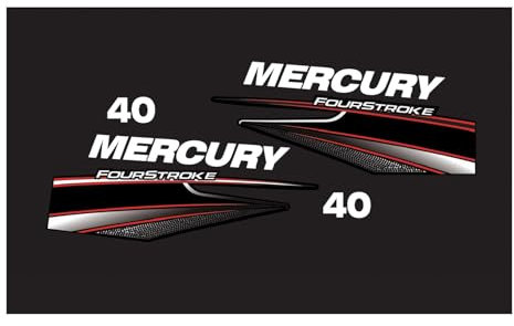 ricambio adesivi compatibile per mercury 40cv fourstroke
