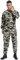 Xnihocha Herren Langarm Arbeitsanzug mit Kapuze Einteiliger Arbeitsoverall Latzhose Jumpsuit Elastischer Taille Arbeitskleidung Tarnung XL