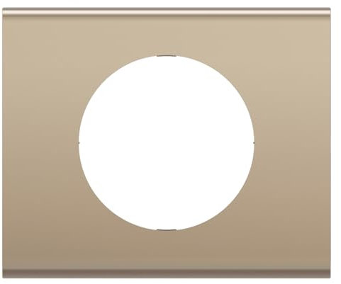LEGRAND - Plaque Céliane - Plaque de Finition pour Prises et Interrupteurs Céliane - 1 poste - Nickel satiné