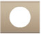 LEGRAND - Plaque Céliane - Plaque de Finition pour Prises et Interrupteurs Céliane - 1 poste - Nickel satiné