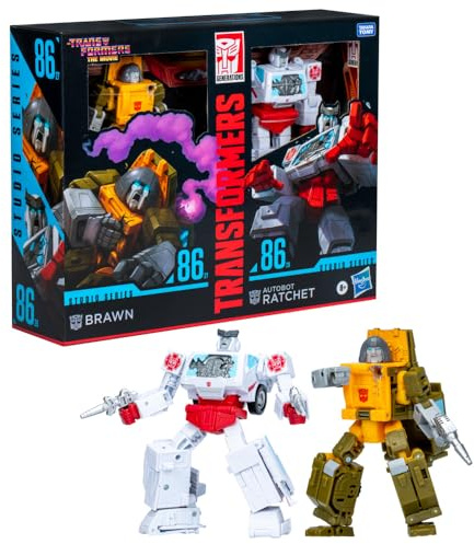 Transformers Studio Series Deluxe The Transformers: The Movie Brawn & Autobot Ratchet