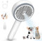 Dampfbürste Katze, 3in1 Dampfbürste für Katzen, Bürste Katze mit Selbstreinigend Einem Knopf mit 30ML Wassertank und Spray Funktionalität，Anti Statische Elektrizität und Verknoten für Katzen Hunde