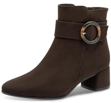 MARCO TOZZI Damen Stiefeletten mit Blockabsatz Elegant