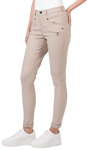 Miracle of Denim M.O.D Damen Jeans Suzy Skinny Fit (DE/NL/SE/PL, Bundweite & Schrittlänge, 33, 32, White Cap (BEIGE))