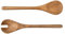 Jamie Oliver Big Love Serving Spoon Set, Made from Sustainable FSC Mango Wood, Wooden Utensils for Cooking, Salad Servers, Salad Tongs, Set of 2, 29x14x2CM
