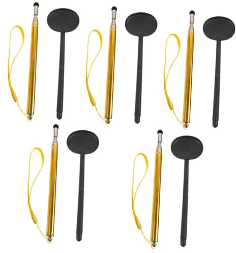 TOPPERFUN 5sets Portable Eye Occluder Hand Pointer for Eye Exam Simple Operation Accurate Testing Safe Material