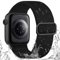 IMIVIO Sport Band Kompatibel mit Apple Watch Armband 40mm 42mm 41mm 38mm Damen Herren, Schmutzabweisend Nylon Elastisch Loop für iWatch Series 10 9 8 7 6 5 4 3 SE Ultra 2 1, Schwarz