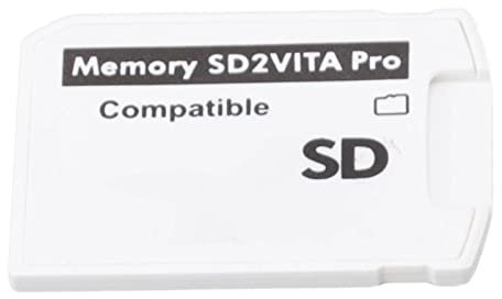 Oreilet 2Vita Micro Storage Card Adapter, 1:1 Exquisite 256GB Loading Premium ABS Memory Card Slot Adapter for PS VITA Game 1000 2000 HENkaku Enso System