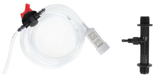 Omabeta Inyector Venturi de Fertilizante, Kit de Dispositivo de Riego con llave Dosificadora para Jardín de la Industria Ganado