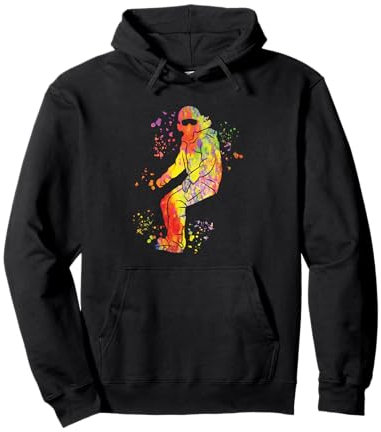 Snowboarder Buntes Snowboard Snowboarden Pullover Hoodie